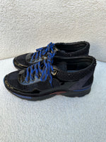 Chanel Black Navy Sneakers Size 39