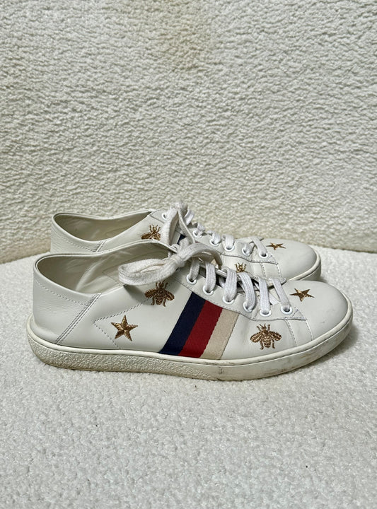 Gucci Bees Stars Sneakers Size 36.5