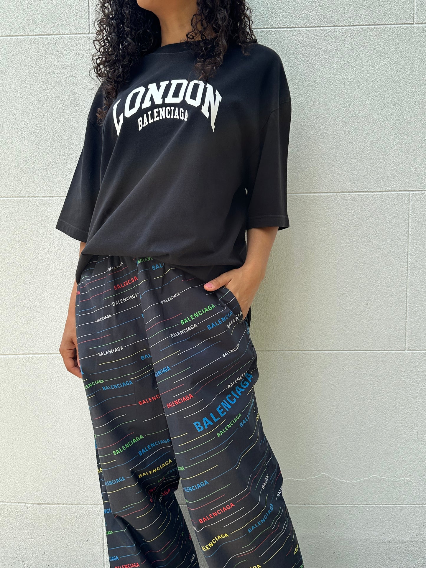 Balenciaga Logo Multi Pant Size 36