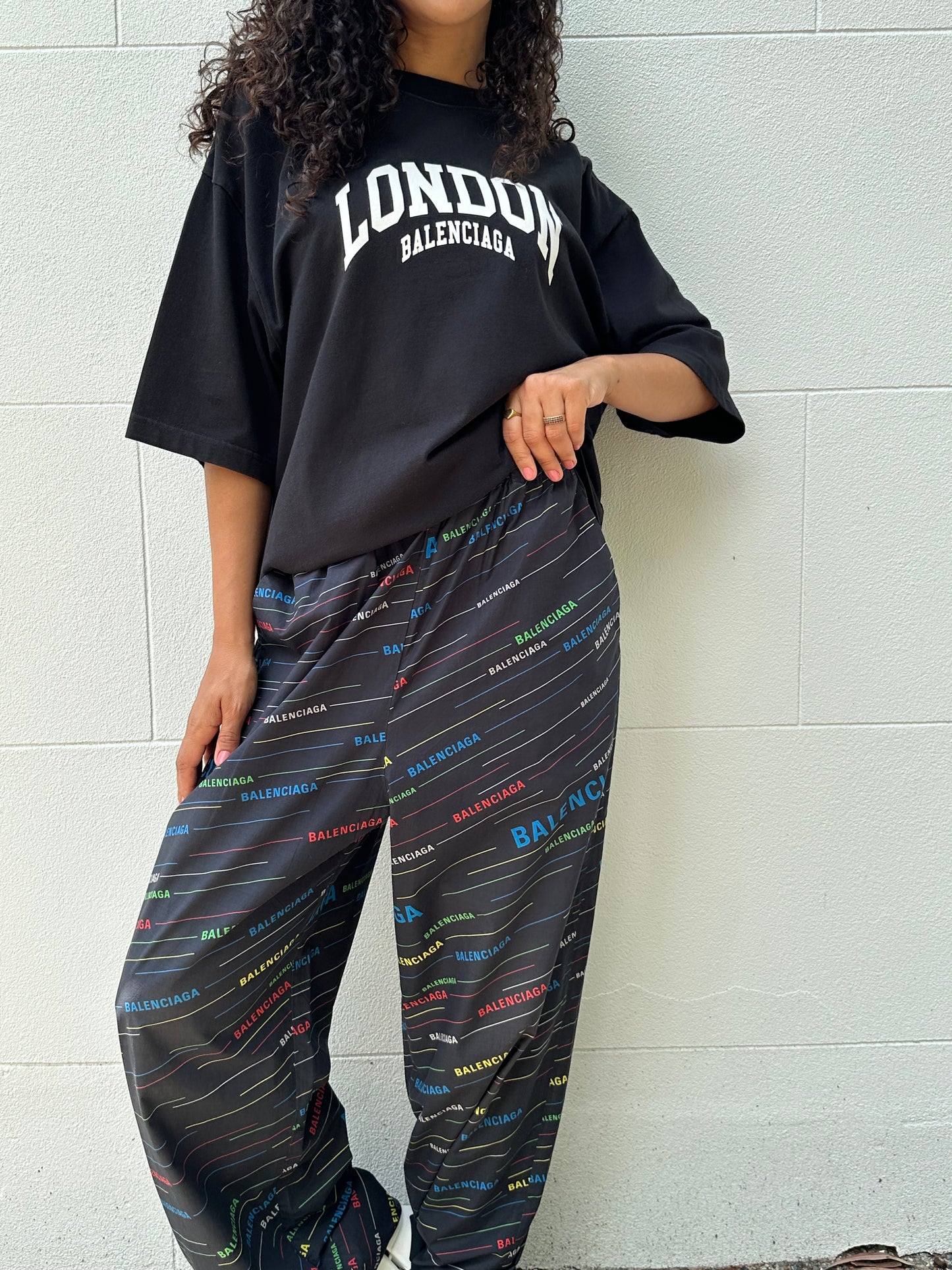 Balenciaga Logo Multi Pant Size 36