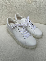 Jimmy Choo White Leather Sneakers Size 40