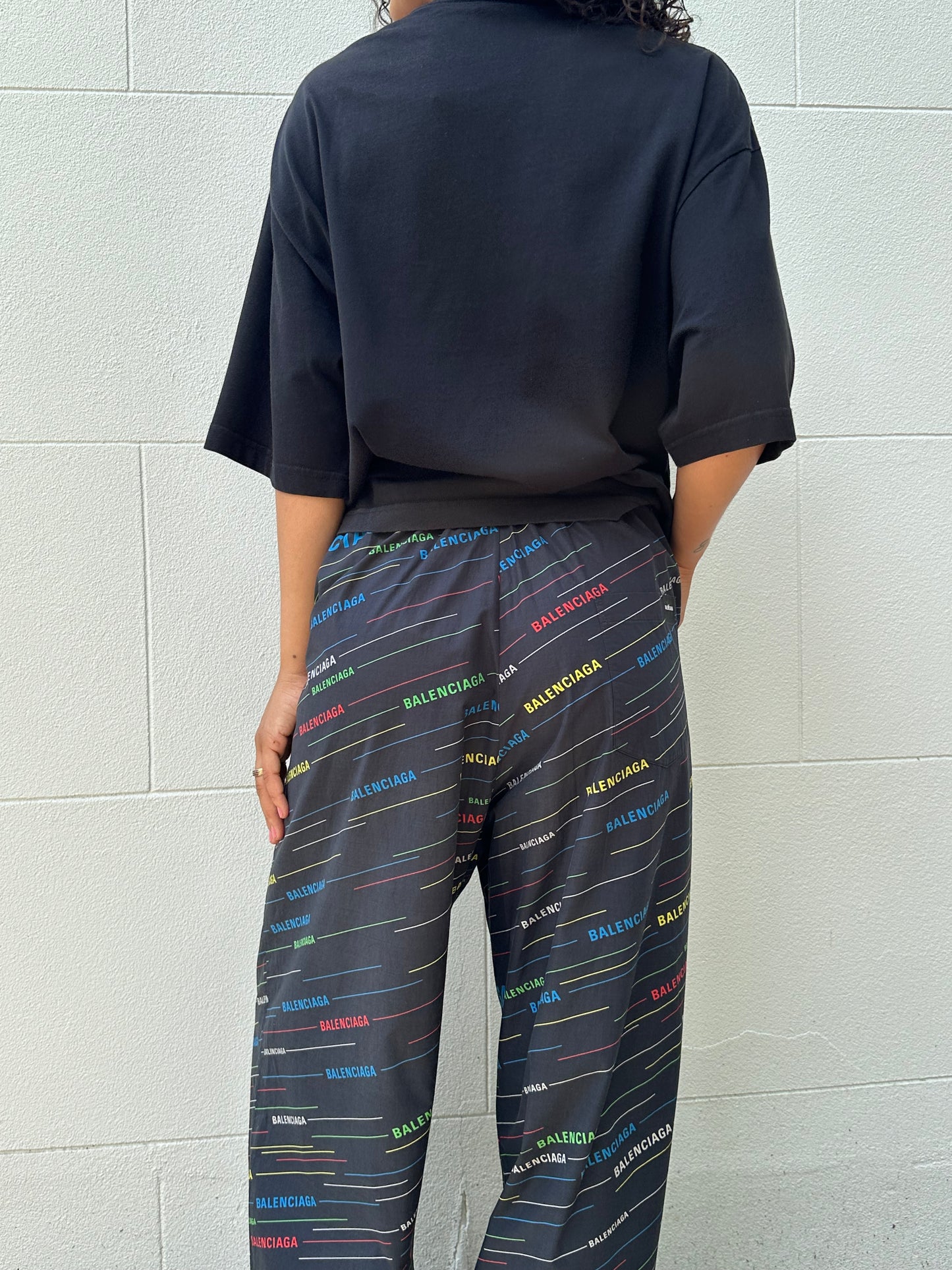 Balenciaga Logo Multi Pant Size 36