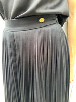 Chanel pleated jersey wide leg pant Size 36