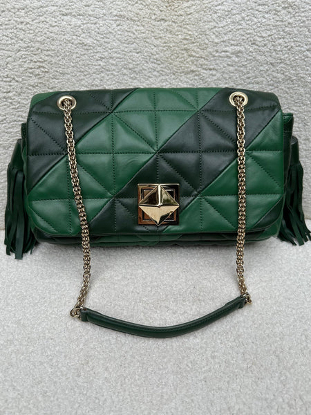 Sonia Rykiel Green Leather Bag