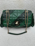 Sonia Rykiel Green Leather Bag