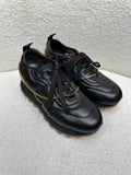 Proenza Schouler Gold Chain Black Sneaker Size 38