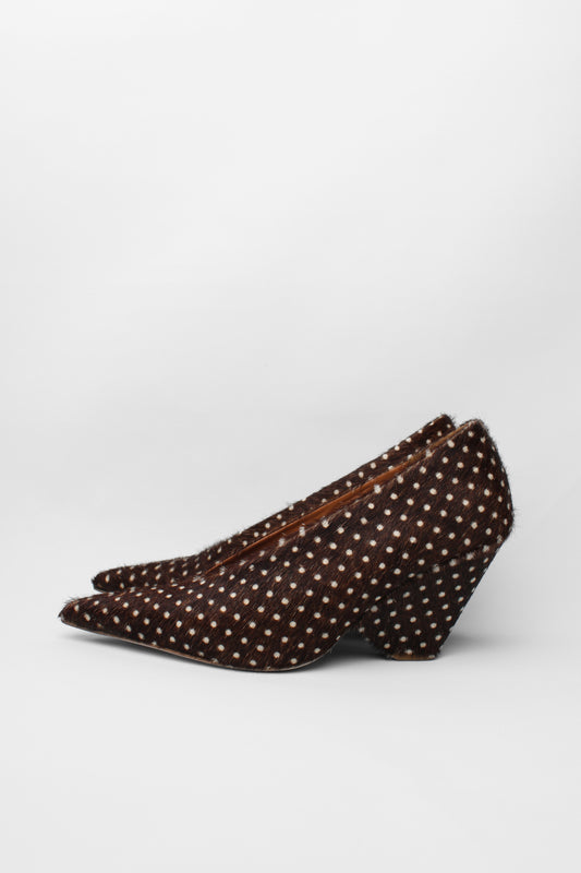 Camilla & Marc Cow Hide Spot Pumps Size 39
