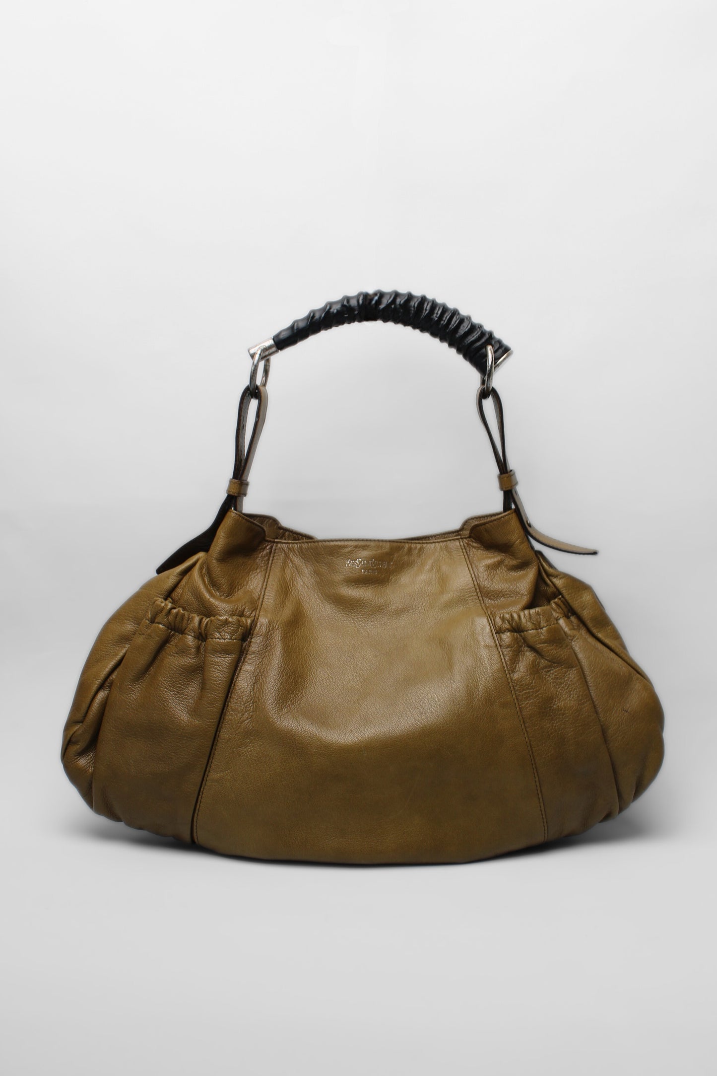 YSL Olive Horn Handle Bag