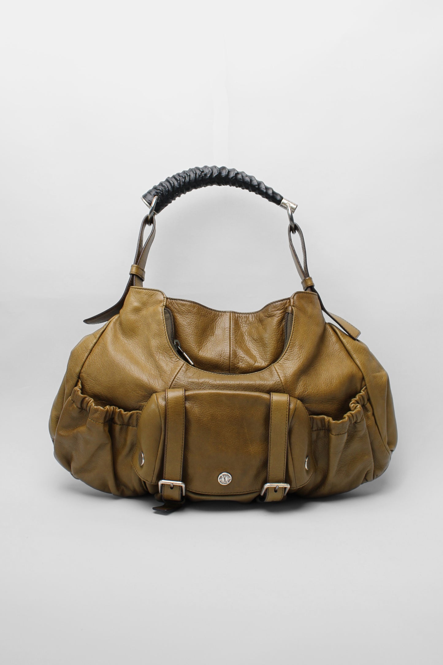 YSL Olive Horn Handle Bag