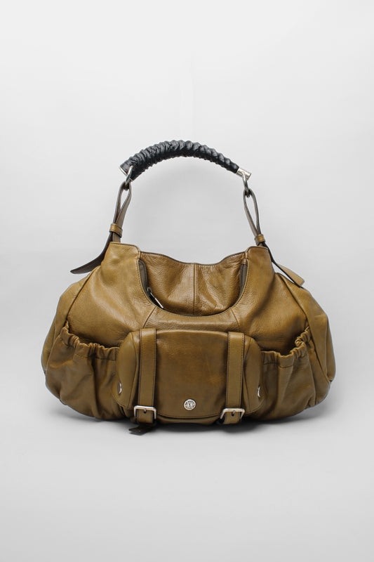 YSL Olive Horn Handle Bag