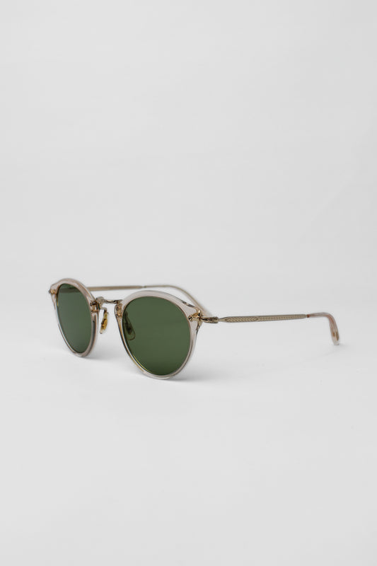 Oliver Peoples Round Green Lense Sunglasses