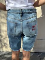 Chanel Long Denim Shorts Size 44