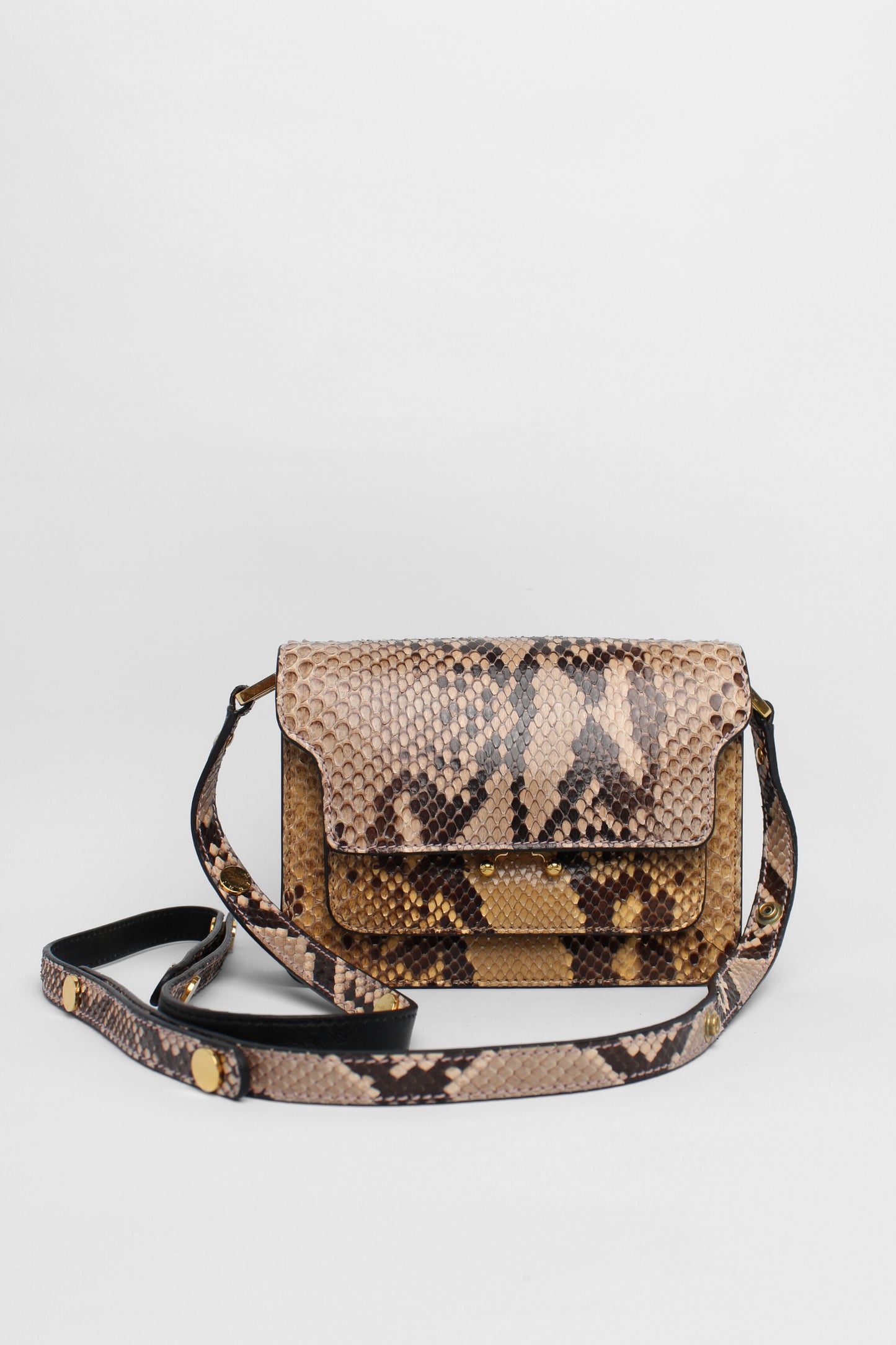 Marni Small Trunk Python Bag