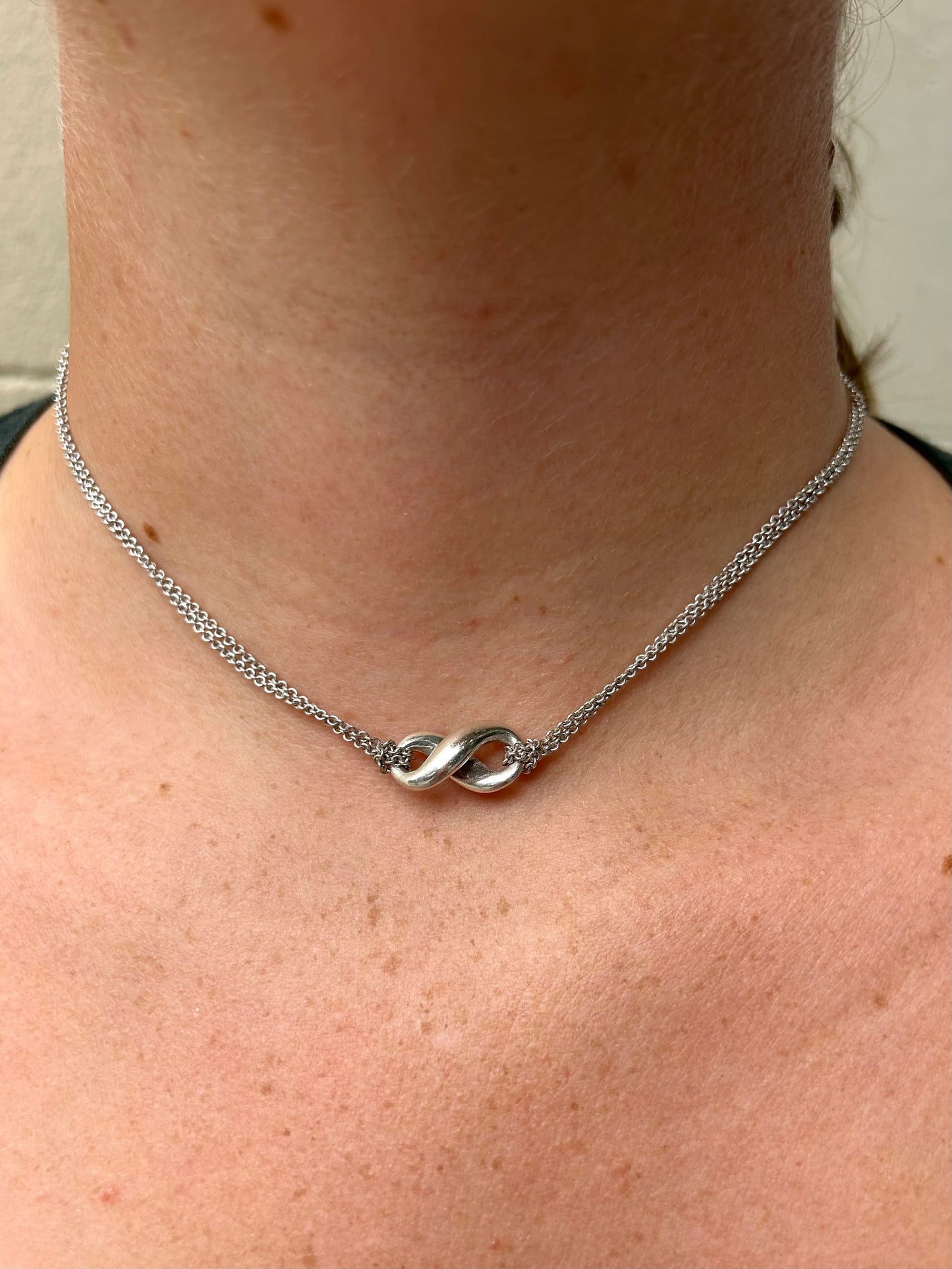 Tiffany Silver Infinity Necklace