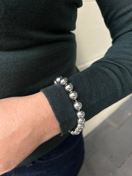 Tiffany Silver Ball Bracelet
