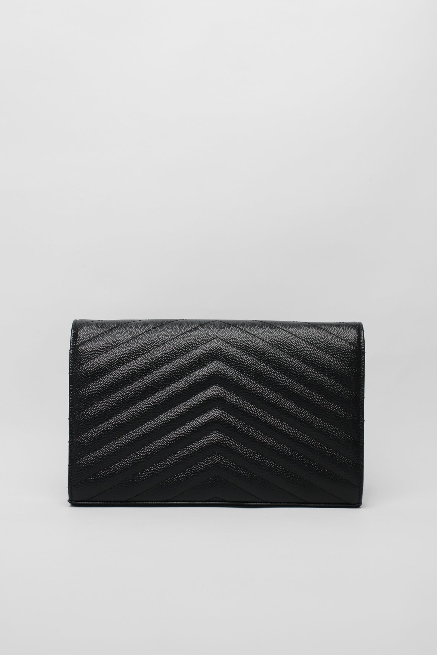 Saint Laurent Black Silver Chain Bag