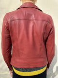 All Saints Rose Leather Jacket Size 8