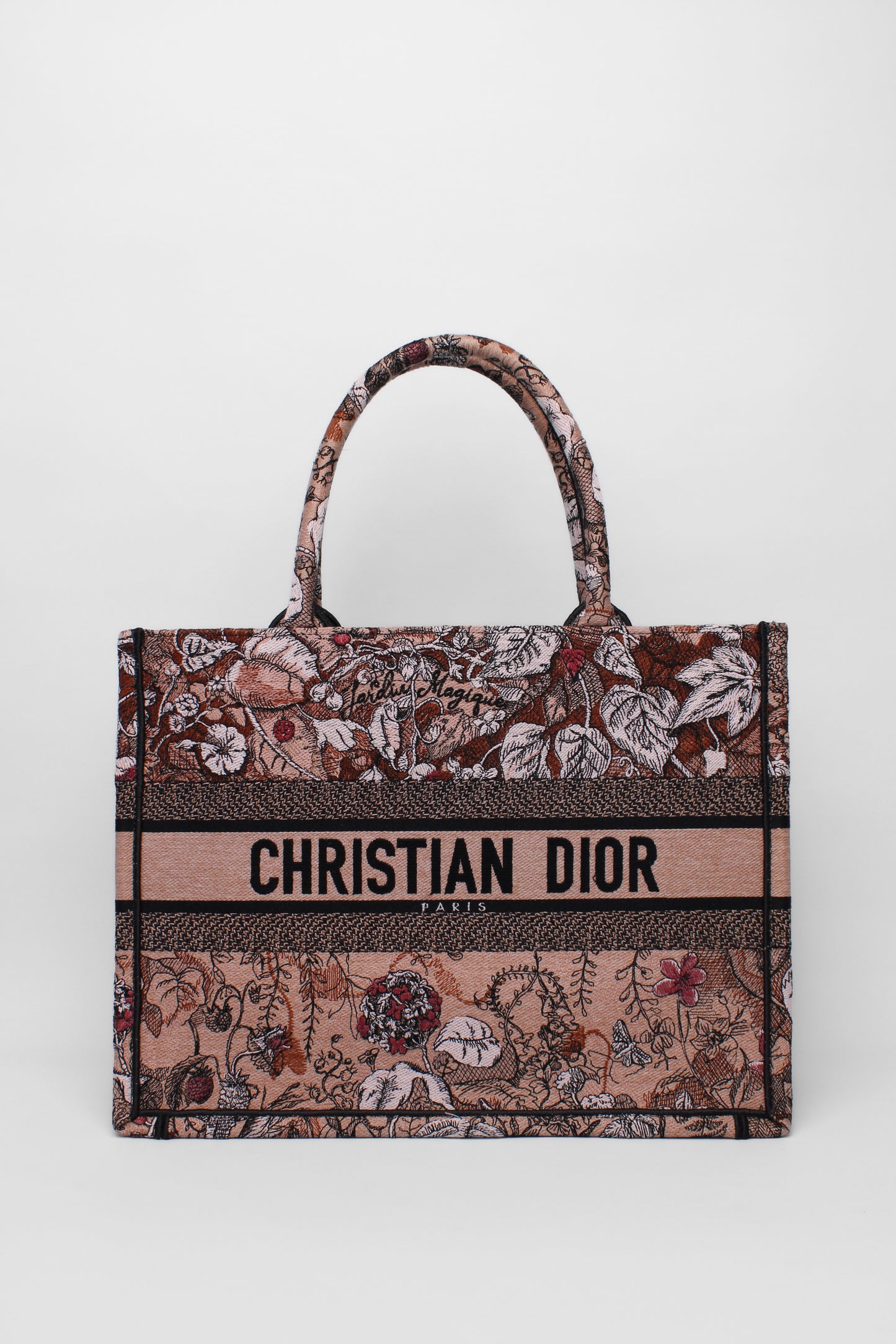 Christian  Dior Jardin Magique Pink Book Tote