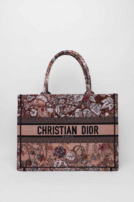 Christian  Dior Jardin Magique Pink Book Tote