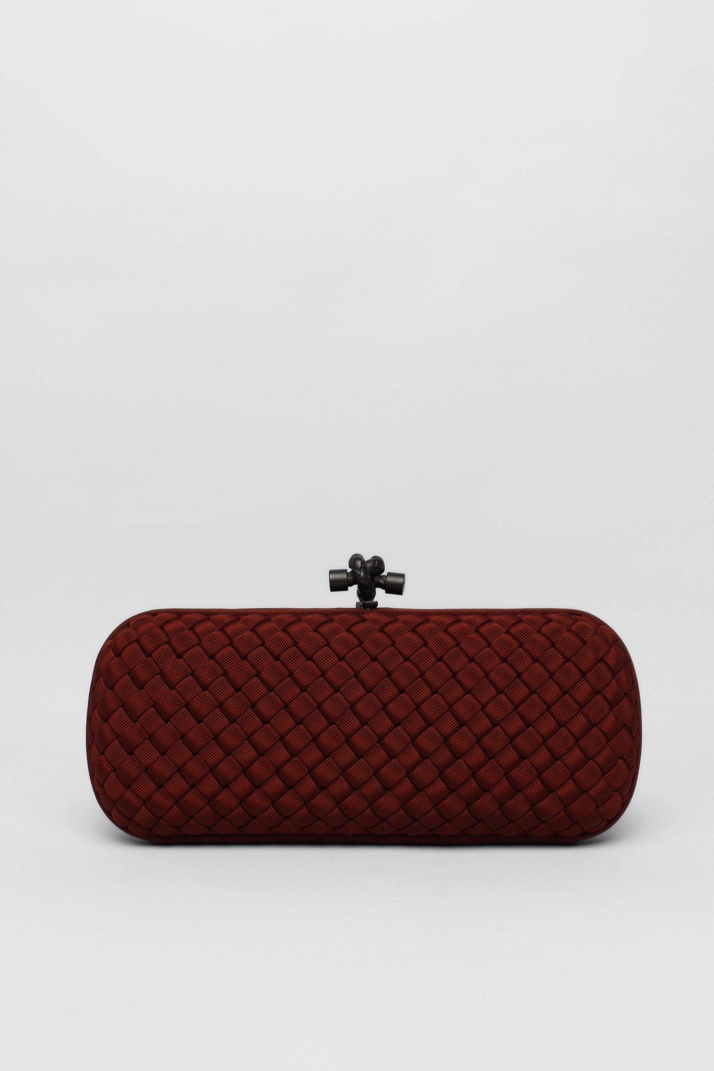 Bottega Veneta Rust Woven Clutch Bag
