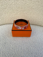 Hermes Wide Enamel Bangle