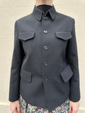 Comme Des Garcons Black Jacket Size S