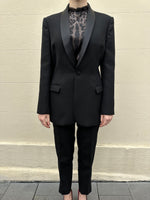 Wardrobe NYC Black Tuxedo Suit Size M