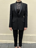 Wardrobe NYC Black Tuxedo Suit Size M