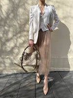 Christian Dior Beige Net Skirt Size 40