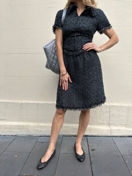 Chanel Tweed Dress Size 38