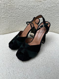 Marni Peeptoe Suede Heels Size 36