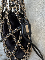 Chanel Runway Black Velvet Bag