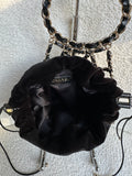 Chanel Runway Black Velvet Bag