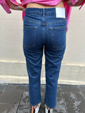 Bassike Crop Blue Jeans Size 26