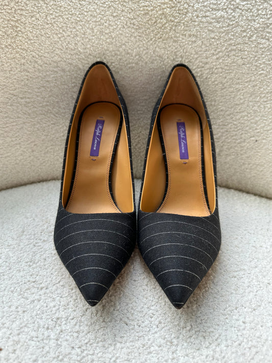 Ralph Lauren Pinstripe Pumps Size 41
