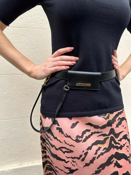 Jacquemus Black Hip Belt