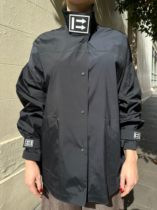 Off White Nylon Wind Jacket Size M/L