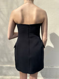 Camilla and Marc Black Tuxedo Dress Size 10