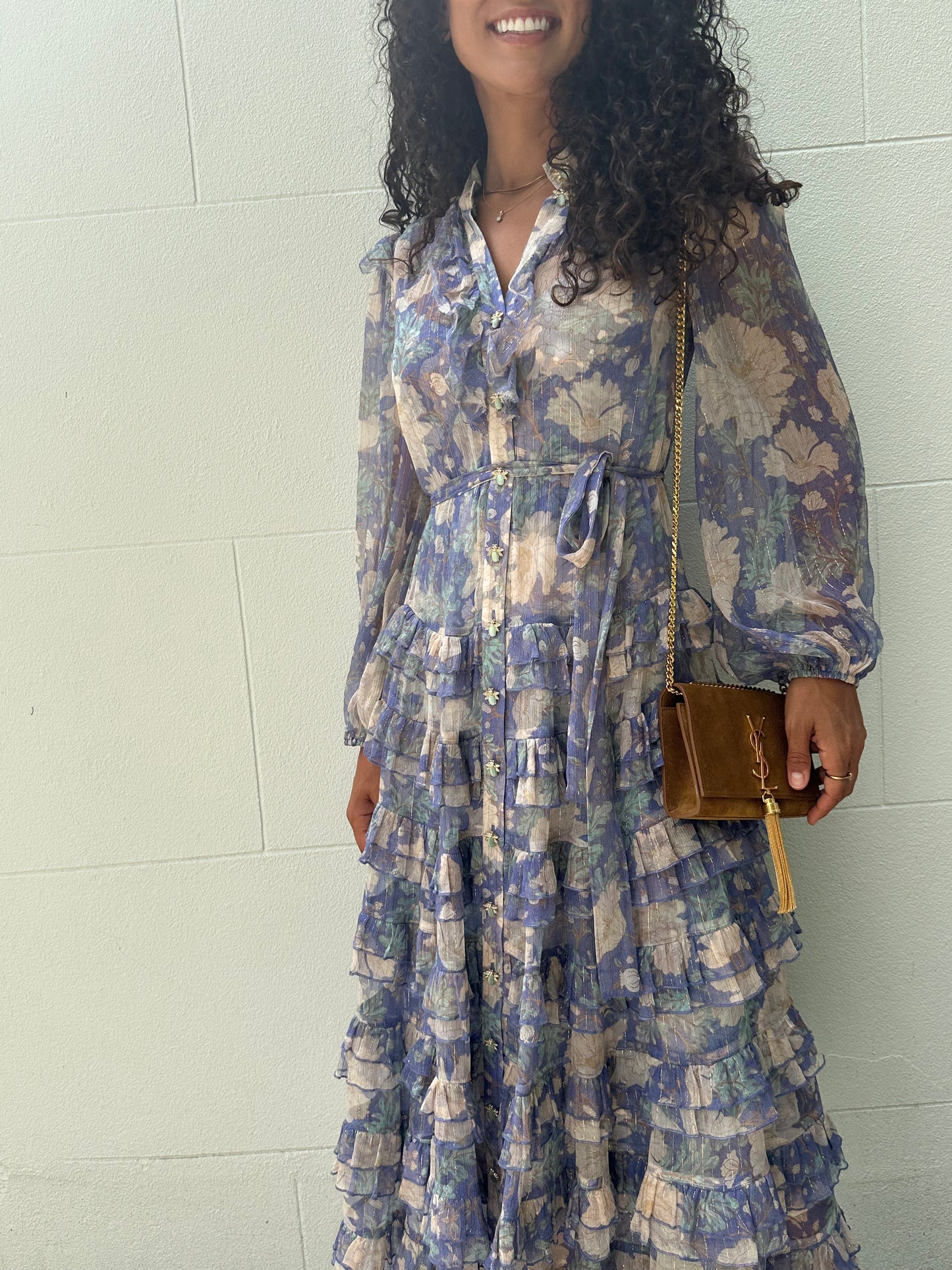 Zimmermann Sheer Blue/Purple Dress Size 1