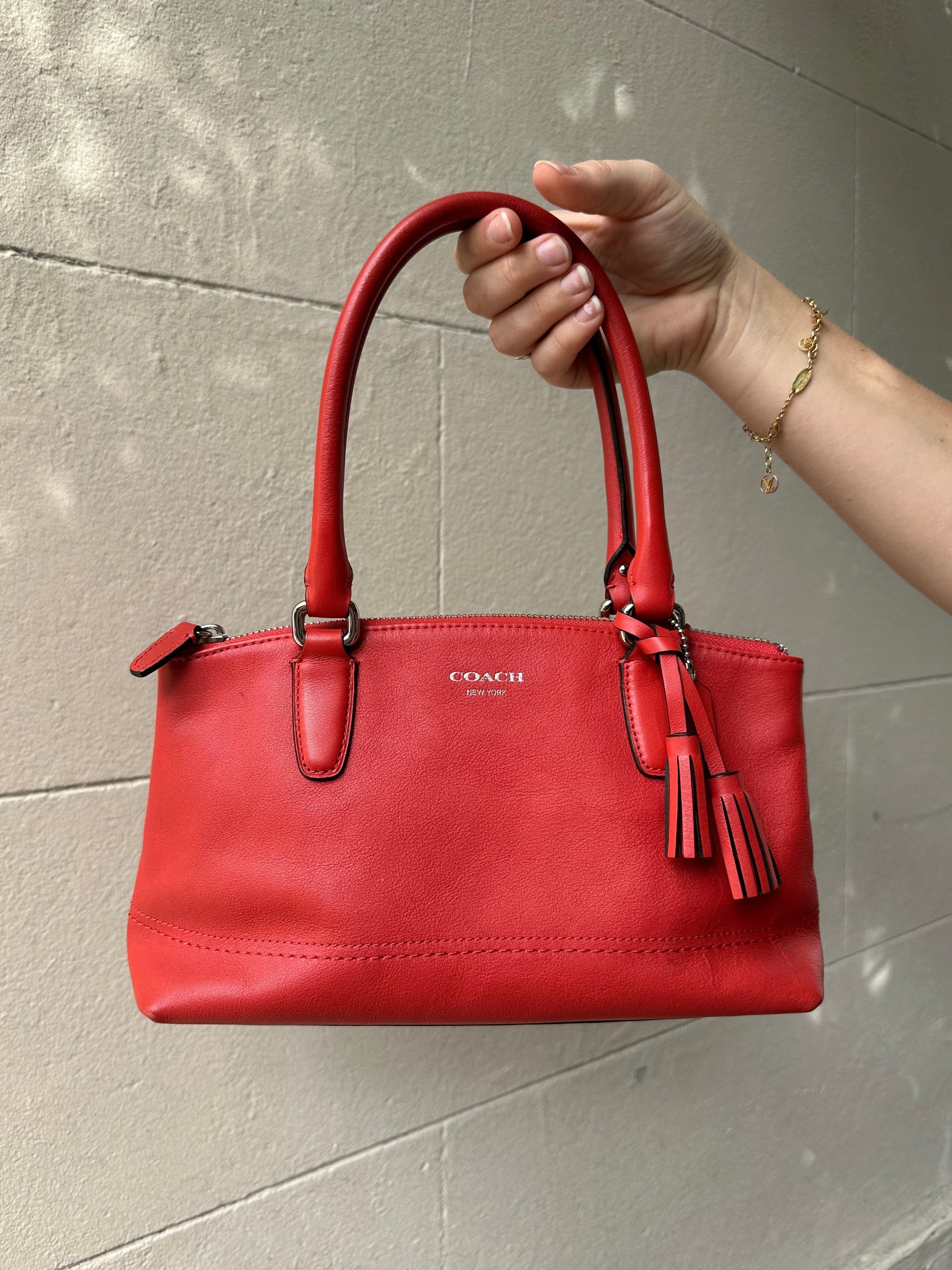 Coach Red Mini Handbag