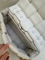 Bottega Veneta Cream Cassette Bag