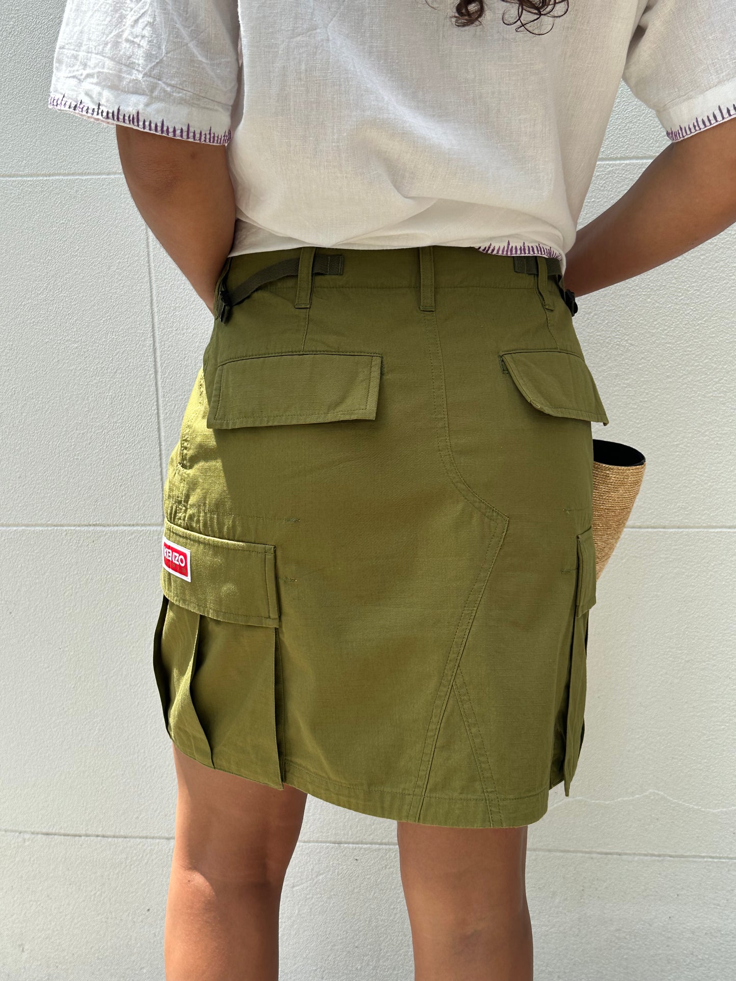 Kenzo Khaki Skirt Size 36