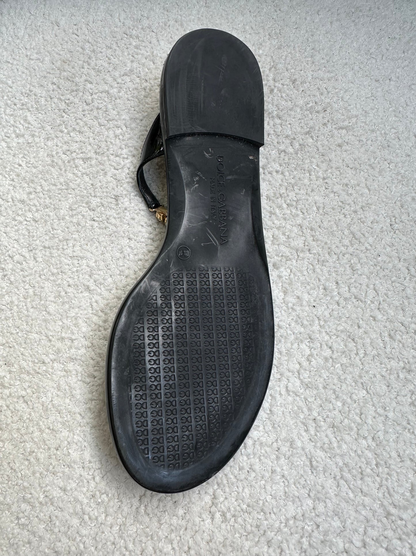 Dolce & Gabbana Jewel Slides Size 41