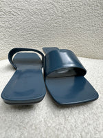By Far Blue Slide Heels Size 38