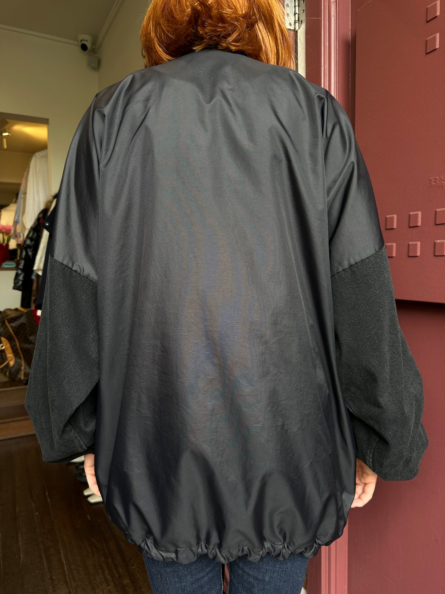 Balenciaga Logo Bomber Jacket Size 36