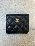 Chanel Caviar Compact Wallet