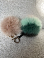 Furla Pink Pompom Bag Chain