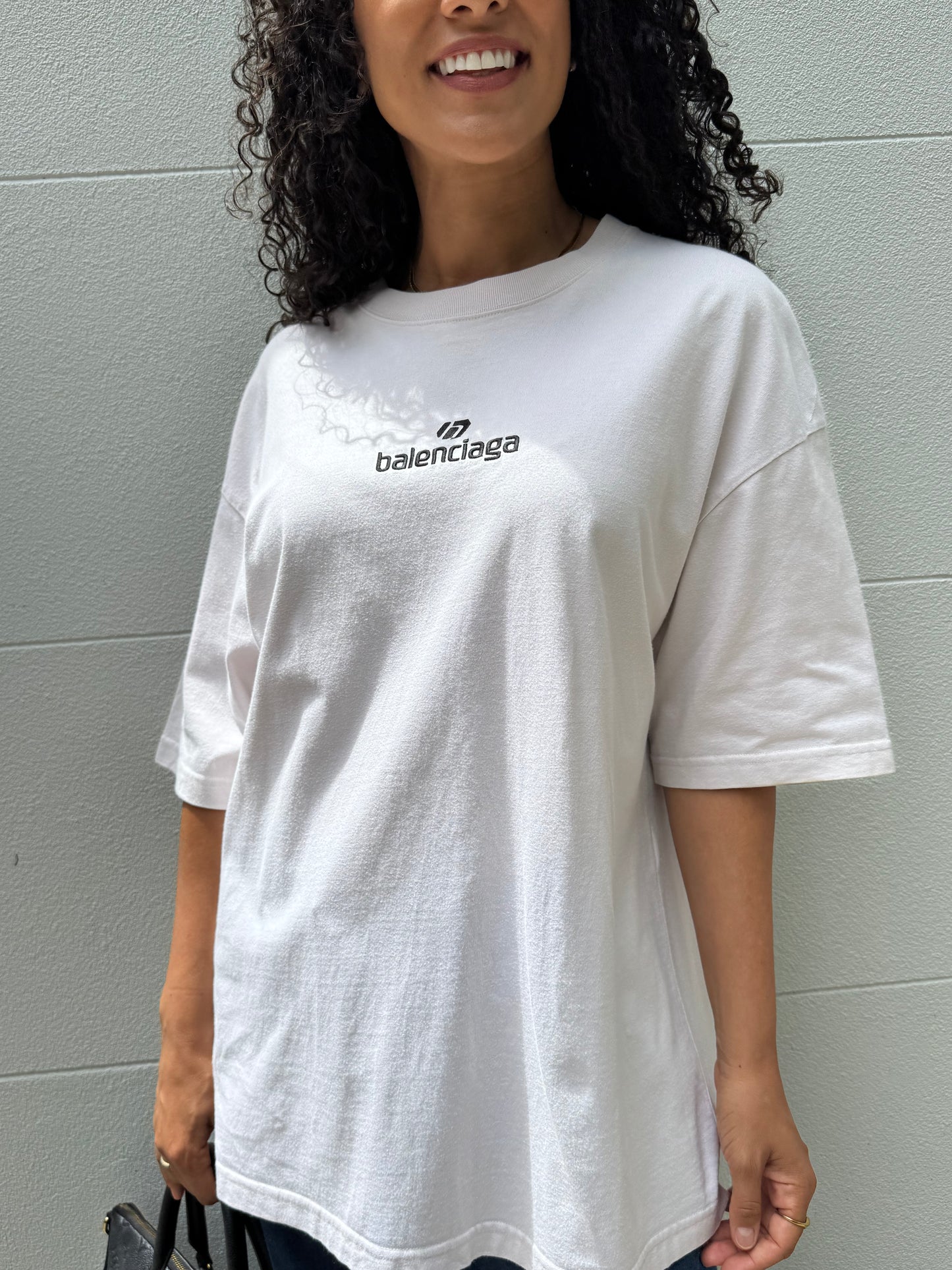 Balenciaga Beige Tee Shirt Size XL