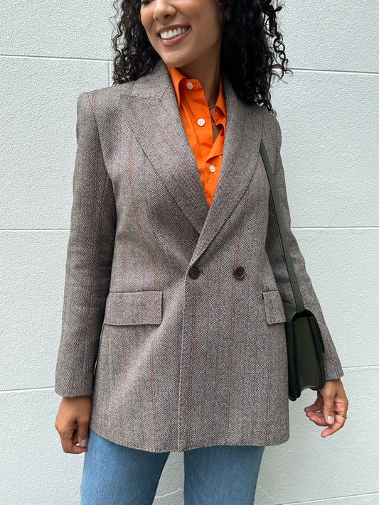 Scanlan Theodore Herringbone Jacket Size 8