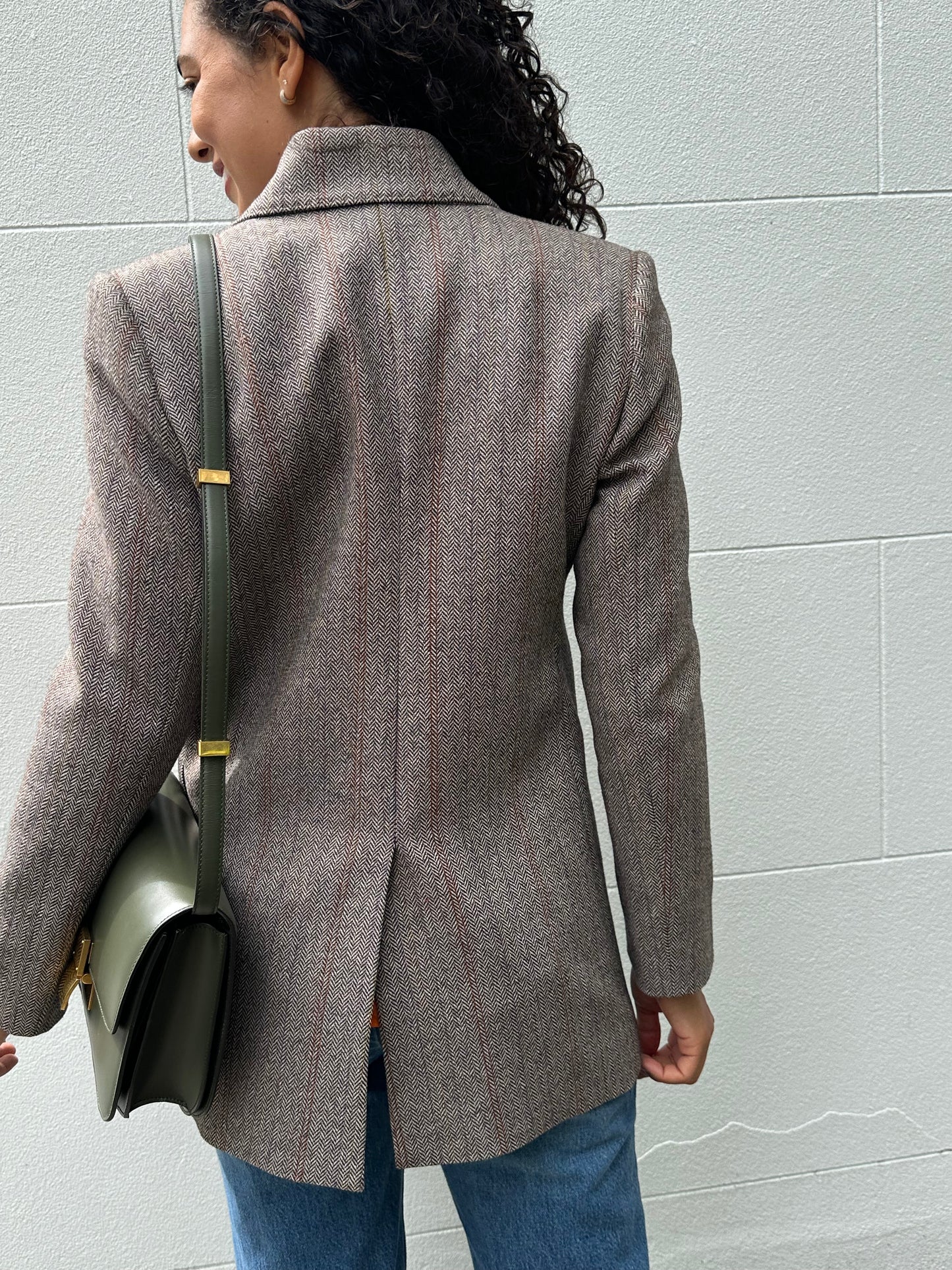 Scanlan Theodore Herringbone Jacket Size 8